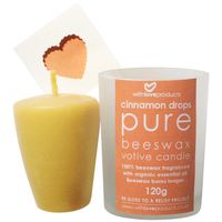 With Love Products Cinnamon Drops Beeswax Candle
